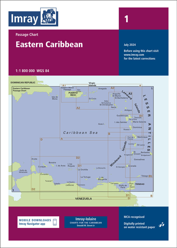 Eastern Caribbean Passage Chart