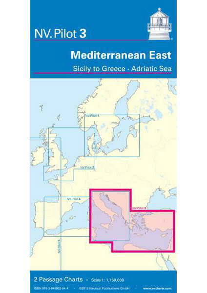 Mediterranean East, Sicily to Greece • Adriatic Sea