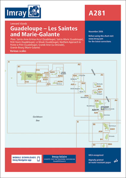 Anchorages in Guadeloupe, Les Saintes and Marie-Galante