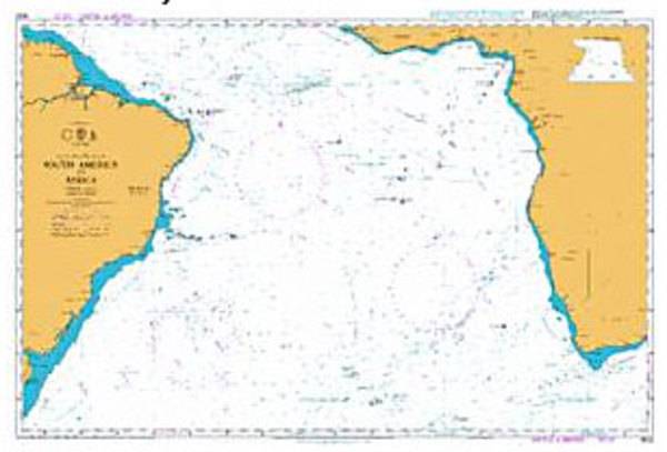South America to Africa